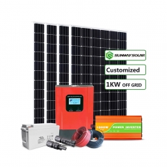sistem tenaga surya dari grid dengan baterai