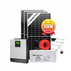 10kw dari sistem tenaga surya grid