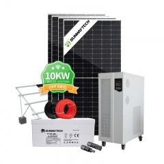 10kw dari grid kit sistem tenaga surya