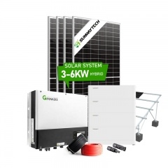 Sistem Energi Surya Growatt Hybrid 6KW
