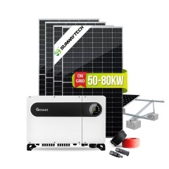 Kit Panel Surya 50-80KW untuk Seluruh Rumah - Terikat Jaringan dengan WiFi