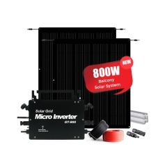Sistem Tenaga Surya Balkon Sunway 800W dengan Inverter Mikro
